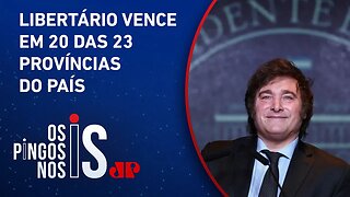 Milei é eleito presidente da Argentina com 55,7% dos votos