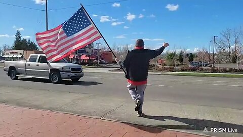 #Live Protest Flag Wave for Equal Justice Freedom and Fun 1