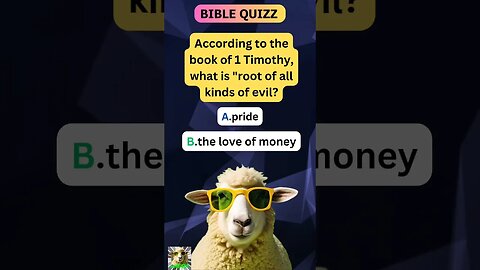 Fellowsheep! Its BIBLE Quizz Day! 🤔🥳Quizz #17#God #bible #bibleverse #trending #trend #viral