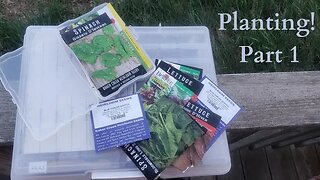 Deck Garden Planting Part 1!