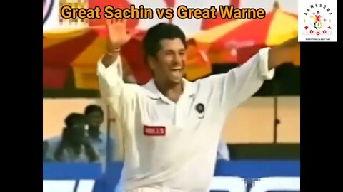 Epic moment, Sachin bowled to Shane Warne, two great players ever, Shane Warne RIP