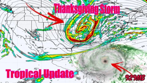 Huge Tropical Update & Thanksgiving Storm Forecast - The WeatherMan Plus