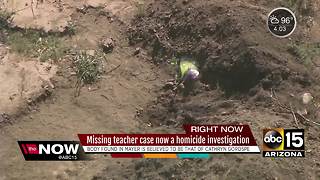 Missing teacher case now a homicide investigation