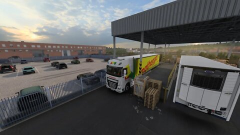 Eurotrucksimulator 2. Mit dem LKW durch Europa Auf der Pro Mod mit guter Musik.