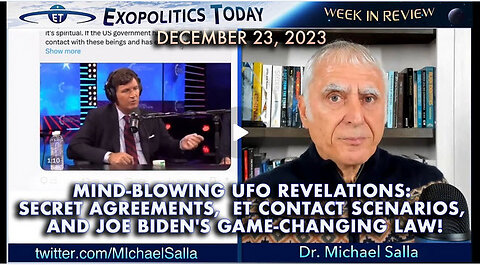 Mind-Blowing UFO Revelations: Secret Agreements, ET Contact Scenarios, The Week in Review - 12/23/23