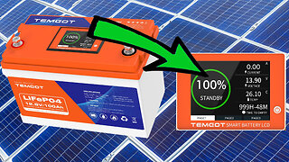 Temgot 12V 100AH LifePO4 Battery Test