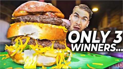 "GET £100 TO EAT THIS?" GIANT BURGER CHALLENGE IN SCOTLAND | The "Crusty Cob" Cheeseburger Challenge