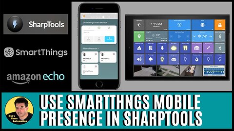 Use SmartThings Mobile Presence within SharpTools Rules & Dashboard