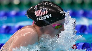 I 'race' against Olympic swimmers