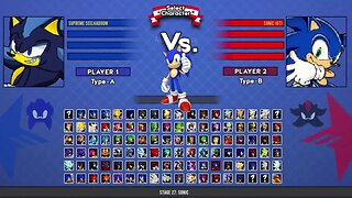 Supreme Seelkadoom VS Sonic GT I Sonic Battle MUGEN HD