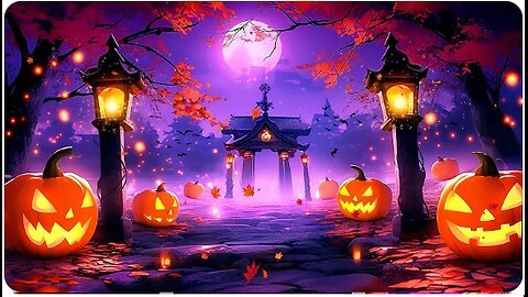 Jack O' Lanterns Halloween Night 🎃 Fall Lofi 2023 🎃 Halloween Lofi Vibes To Wait For Halloween Night