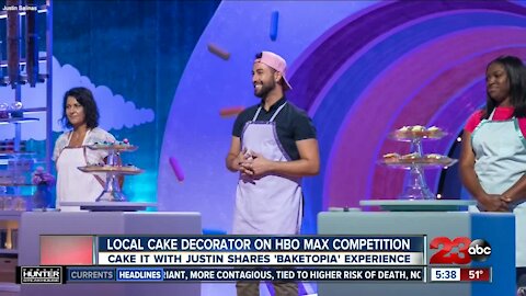 Local cake decorator "Cake It with Justin" appears on HBO Max's 'Baketopia'