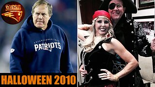 Bill Belichick Dressed Up as a Pirate at Randy Moss’ Halloween Party - Football Life (NFL Patriots)