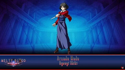 Melty Blood: Actress Again: Current Code: Arcade Mode - Ryougi Shiki