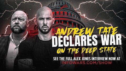 Alex Jones Interviews Andrew Tate In New Explosive Must See Interview / This Will Break The MATRIX