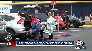 Fishers IKEA opening attracts hundreds of campers