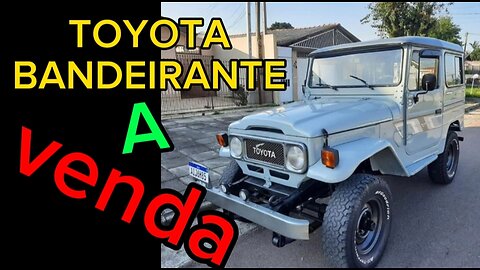 Toyota bandeirante a venda