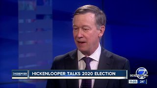John Hickenlooper discusses 2020 presidential announcement with Denver7