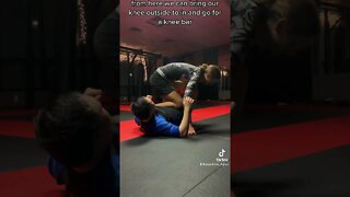 Closed guard escape knee bar #martialarts #mma #bjj