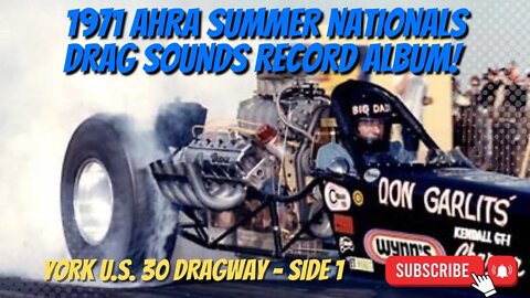 1971 AHRA Summer Nationals Drag Sounds LP! Funny Car and Super Stocks! Side 1 of 2! #dragracing