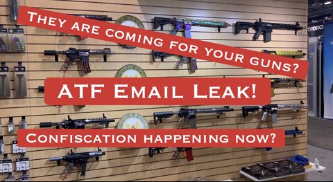 ATF starting gun confiscation.