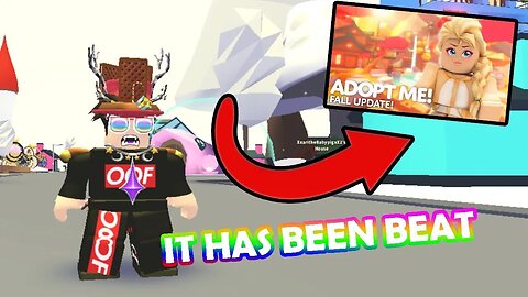 ROBLOX ADOPT ME HAS NOW BEEN BEATEN!