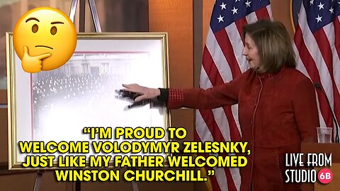 Nancy Pelosi Compares Zelesnky to Winston Churchill