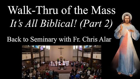 Explaining the Faith - Understanding the Mass: A Walk-Thru (Part 2)