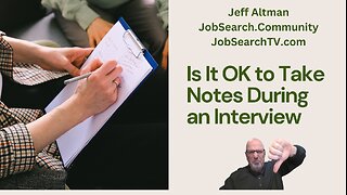 Is It Appropriate to Take Notes During an Interview?