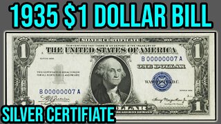 1935 $1 Dollar Bill Silver Certificate Blue Seal Complete Guide - How Much Is It Worth And Why?