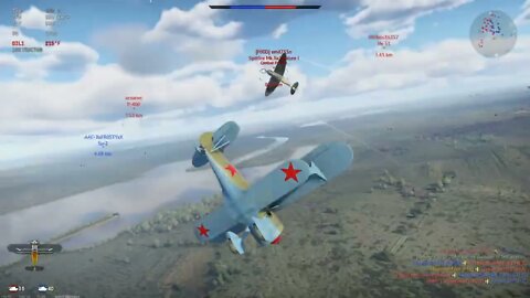 War Thunder Low Tier Russian Fighter kill cam highlights vol 8