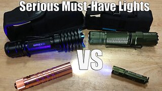 OLight i5T EOS CU vs M2R Pro Warrior vs Warrior X Pro & i3UV EOS Review