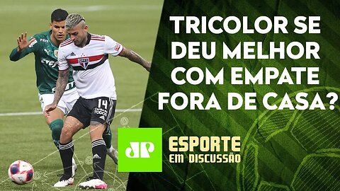 Empate na 1ª FINAL torna São Paulo MAIS FAVORITO que o Palmeiras? | ESPORTE EM DISCUSSÃO - 21/05/21