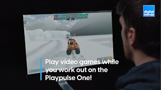 Forget the Peloton, the Playpulse One plays video games!