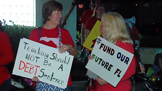 Local teachers head to Tallahassee to rally for public education