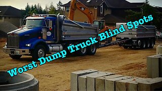 Worst Dump Truck Blind Spots. Trucking and Construction.