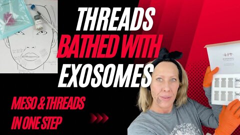 Threads Bathed in Hanheal Exosomes for Extra Collagen Boost