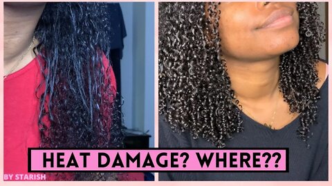 Method #2| How I Get The Heat Damaged Areas of My Hair To Curl