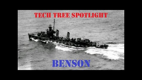 World of Warships Legends Tech Tree Spotlight: Benson (plus #krakenfail!)