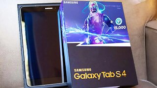 unlocking the "GALAXY SKIN" w/ my Galaxy Tab S4! (Fortnite Galaxy Skin GAMEPLAY )