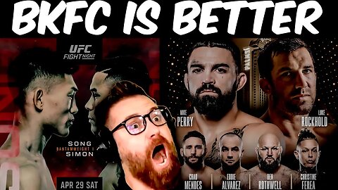 BARE KNUCKLE 41 promises a DRASTICALLY better card than the UFC Vegas 72 + Combat Sports News!