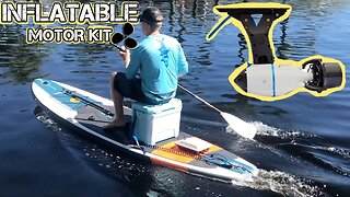 Motorized Paddle Board (iSUP) - Fin Motor Mount