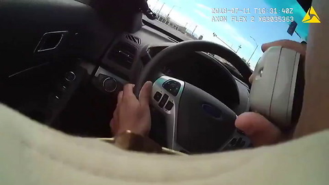 Officer Subdues Murder Suspect With Barrage Of Gunfire Out Of Front Windshield