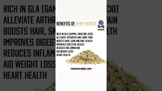 Hemp Hearts Instead of Fish Oil. Feed Me More Nutrition Health Tip