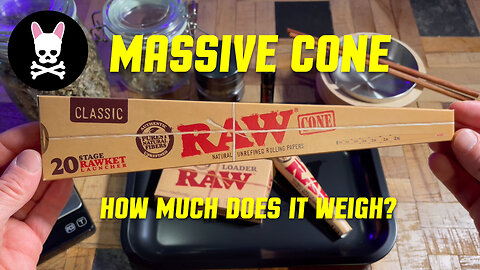How Much Homegrown Marijuana? - RAW Supernatural Cone - How much does it weigh?