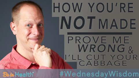 How You are NOT Made | Prove Me Wrong and I'll Cut Your Cabbage! Pastor John Shales #WednesdayWisdom
