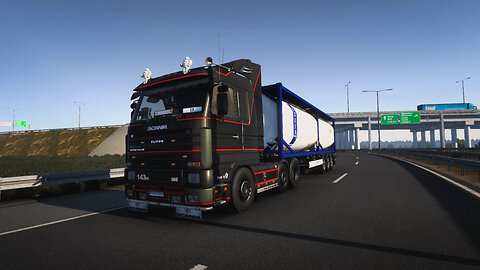 ETS2 | Scania 3 Series 500 | Belgrade RS to Belgrade RS | ISO Tank container 23t