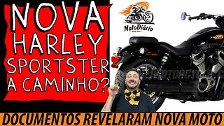 Nova Harley SPORTSTER a caminho. Documentos revelaram nova MOTO