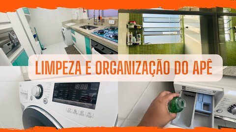 LIMPEZA E ORGANIZAÇÃO DO APÊ | CLEANING AND ORGANIZATION OF APÊ