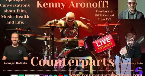 Counterparts Welcomes - Drummer Kenny Aronoff